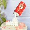 Verano Burbuja Tapón de Botella de Cerveza Enchufe Vertido Burbuja Lata Tarjeta Pastel de Cumpleaños para Hombre Fiesta para Hornear Tarjeta