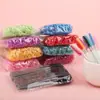 Suministro Exclusivo Transfronterizo de Cepillos para Pestañas con Mango de Cristal, Rizadores de Pestañas Portátiles Desechables con Cerdas de Nylon, Peines para Cejas, Brochas de Maquillaje