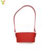 En stock Juego de Tazas de Cuero PU Compras Portátil Taza para Té con Leche Bolsa para Taza de Vidrio Simple para Exterior Vaso con Tubo de Succión Juego de Tazas Portátiles