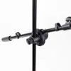 Suporte de Microfone Barra Transversal de Fotografia Roda de Fixação Haste Inclinável para Filmagem ao Vivo com Celular Suporte de Microfone Placa de Fixação de Fixação para Tripé