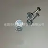 Pendientes de Rueda de la Fortuna con Garras Redondas de Titanio F136 Joyería para Piercings de Aleación de Titanio G23 Studs para Lengua Studs para Oreja Studs para Cartílago de la Oreja