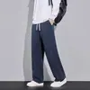 Pantalones Casuales de Punto de Sarga Estilo Nuevo Otoño con un Look Fluido, Estructurado y Adelgazante, Pantalones Rectos de Moda, Resistentes a los Arañazos, Resistentes al Desgaste, Pantalones de Hombre de Alta Calidad