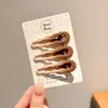 Pinza para Flequillo sin Costuras para Mujer, Pasador Simple de Maquillaje, Pinza Lateral para la Frente, Pasador para Lavarse la Cara, Pasador para Cabello Suelto, Accesorio para el Cabello