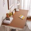 Mantel Individual de Cuero de Color Sólido Estilo Ins Mantel para Mesa de Comedor Impermeable Escritorio de Estudio para Estudiantes Escritorio de Escritura Mantel de PVC para Mesa de Oficina
