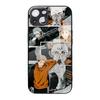 Adequado para Apple 16 Gojo Satoru Capa de Vidro para Celular iPhone 18 Pro Jujutsu Kaisen 15 Anime 14 Capa Protetora