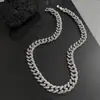 Collar para Hombre Acero de Titanio No se Desvanece Simple Versátil de Gama Alta Collar para Mujer Personalizado Popular Accesorios Venta al por Mayor