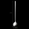Cuchara Pequeña de Acero Inoxidable 304, Cuchara Dorada de Alta Calidad para Café, Cuchara para Miel, Cuchara Mezcladora de Acero Inoxidable con Mango Largo