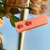 Brincos de Flor de Rosa Adequados para Primavera e Verão, Novo Estilo 2026 para Mulheres, Brincos Doces de Alta Qualidade, Brincos Coloridos Super Feéricos