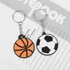 Llavero de Fútbol de PVC Nuevo Transfronterizo Colgante de Balón Creativo Decoración de Maleta Regalo Promocional Llavero