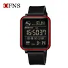 Reloj de Moda Sanda Cuadrado de Pantalla Única Personalizado para Hombres y Mujeres, Adolescentes, Escuela Secundaria Reloj Electrónico Multifunción Luminoso Impermeable