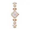 Suministros del Fabricante 9695 Pulsera de Reloj para Mujer Reloj para Damas con Alta Apariencia y Esfera de Nácar Temperamento Transmisión en Vivo Douyin