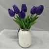 Mini flor de tulipán artificial de PU decoración del hogar flor boda flor falsa estilo ins tulipán suministro directo de fábrica