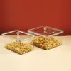 Estante de Supermercado Alimentos Frasco Sellado Caja de Almacenamiento Plástico Transparente Exhibición Snacks Azúcar Frutas Deshidratadas Semillas Tostadas