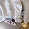Camisa Blanca Estilo Palacio Francés de Cuello Alto para Mujer Diseño Primavera 2025 Sentido Nicho del Diseño Camisa Elegante