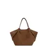 Bolso Casual de Ante de Gran Capacidad para Mujer 2026 Nuevo Otoño/Invierno Vintage Versátil Bolso de Hombro y Mano Bolso Tote para Viajar