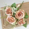 Flores Artificiales, Rosas Artificiales, Rosas para Ramo de Boda, Decoraciones Románticas de Rosas para Boda, Rosas de San Valentín