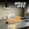 Luz de noche acrílica, regalo de recuerdo cultural y creativo de turismo de ciudad, pieza decorativa de diseño arquitectónico, luz de noche estilo portalápices, personalizable