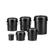 Balde Plástico Preto Personalizado 20L Tambor para Tinta Química 18L 10L 5L Tambor para Tinta 1L Tambor para Embalagem de Tinta Pedra Real 34L