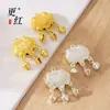 Aleación de Plata de Alta Venta Transfronteriza Longevidad, Riqueza, Inteligencia y Astucia Candado Colgante para Collar y Pulsera DIY Accesorios Colgantes Venta al por Mayor