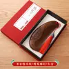 Set de Peine de Sándalo Dorado Arena Negra Natural Tabla Gua Sha Tallada Caja de Regalo Puede Imprimir LOGOTIPO Enviar a Niñas Sensación de Alta Gama Caja de Regalo de Peine de Madera