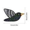 Pájaro Volador Transfronterizo Colgante de Pared Pegatinas de Pared Decoración de Pared de Fondo para Sala de Estar Dormitorio Artesanías de Madera Tablero de Madera de 10 mm de Espesor