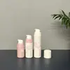 Botella de vacío morada de 30ml50ml75ml con bomba para loción, crema facial de PP, protector solar, materiales de empaque personalizados para cuidado de la piel