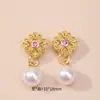 Colgante Pequeño de Perla con Tapa de Gota de Agua Chapada en Oro de Alta Calidad para Pulsera de Aretes DIY Accesorios Pequeños Venta al por Mayor