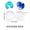 Colar de Joias com Cola de Cristal Estilo Oceano Molde de Silicone Pingente Redondo Gota d'Água Retangular Escada Tajima