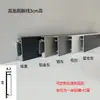 Tira de luz para zoclo de arco luminoso de aleación de aluminio panel de pared empotrado zoclo curvo con luz led lámpara de pie