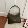 Bolso de hombro con patrón tejido nuevo para principios de otoño de 2026, bolso de axila de alta calidad y elegante, bolso tote de moda para el día a día