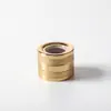 Tapa gotero para botella de aceite esencial de anillo de aluminio electroquímico de 18 mm en Dorado, Plateado, Negro, con Anillo Esmerilado, Al por Mayor en Stock