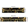 Suministro Transfronterizo 2026 Año Nuevo Feliz Año Nuevo Banner Festivo Tela de Fondo Decoración de Fiesta Diseño