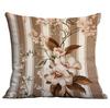 Funda de almohada de acuarela floral pastoral transfronteriza de Amazon para cojín de sofá de sala de estar en casa, venta al por mayor