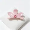 Nuevo Pasador para el Cabello con Forma de Hoja Dulce de Tamaño Grande para un Cabello con Aspecto Abundante en la Parte Trasera de la Cabeza, Accesorio para el Cabello de Alta Gama y Elegante Incrustado con Diamantes