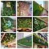 Parede de Plantas Simuladas Parede de Plantas Verdes Tridimensional Flores Artificiais Bíônicas Superfície de Parede de Fundo Paisagem Decoração de Parede Externa de Loja