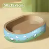 Cama extragrande para gatos con rascador, duradera y que no se cae, adecuada para todas las estaciones, juguete universal y accesorio para afilar las uñas para gatos
