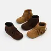 Dr. para Niñas. Botas Martens 2026 Otoño Nueva Moda Suela Suave Botas Retro con Flecos para Niños Botas Cortas Botas Birkenstock
