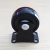 Ruedas Giratorias Pequeñas Fenghuo Src Modelo 1 pulgada 1.5 pulgadas 2 pulgadas Todo Negro Poliuretano Pu Resistente al Desgaste Silenciosas No Marcan Ruedas Universales