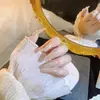 Acessórios de Arte de Unha de Celebridade da Internet Tamanho Mini Pequeno Fundo Pontiagudo Zircônia Super Brilhante Formato Branco Micro Zircônio Luxo Leve Acessórios para Unhas Atacado