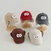 Chapéu de Inverno Espesso de Lã com Proteção para Orelhas, Bico de Pato e Desenho de Pato com Olhos Grandes para Meninos e Meninas, Chapéu Quente para Bebês
