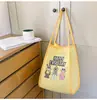 Nova Bolsa de Compras Ins Coreana Fofa de Desenho Animado de Alta Qualidade para Mulheres, Leve para Viagem, Grande Capacidade, Transversal