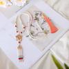 Coroas infantis Colar de borla de pérola antiga Hanfu Vestido de rosto de cavalo Estilo nacional Simples All-match Jóias Ruyi Lock Collar
