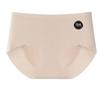 Ropa interior antibacteriana de piel de leche 10A entrepierna extendida de 16 CM entrepierna inferior de seda de morera cintura cómoda y amigable con la piel ropa interior sin costuras para damas
