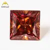 Venta al por mayor del fabricante Piedras sueltas de moissanita de colores, formas elegantes, corte princesa, 1-3 quilates, claridad VVS, pueden pasar el probador