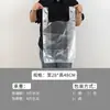 Bolsas de Plástico para Llevar de Grado Alimenticio, Bolsas Tote Transparentes Desechables, Bolsas Convenientes para Compras de Snacks