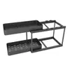 Estante de Almacenamiento para Fregadero de Cocina de Venta Caliente Transfronterizo Extraíble para Baño Estante de Almacenamiento Simple Estante de Almacenamiento Multifuncional
