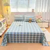 Sábana de Algodón Lavado Cuatro Estaciones Pieza Única para Dormitorio Estudiantil, Funda Nórdica, Juego de Tres Piezas con Funda de Almohada, Funda de Almohada Resistente al Desgaste y a la Suciedad