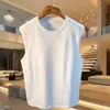 Chaleco Puro Algodón Talla Grande Nueva Camiseta Sin Mangas Tejido Suave Cómodo 150kg Chaleco Transpirable