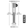 Tubo Fumegante para Churrasco Coreano Extrator de Fumaça para Grelha Mangueira Telescópica para Exaustão de Fumaça Equipamento de Ventilação para Restaurante de Churrasco com Coifa de Sucção Superior