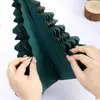Suprimentos para Decoração de Natal Enfeites de Árvore 3D em Favo de Mel Decoração de Mesa para Festa em Casa Árvore de Natal em Favo de Mel Fixação Magnética
